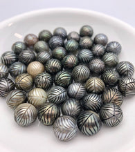 Pine Tree Hand carved Tahitian Pearls 11-11.9mm