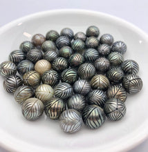 Pine Tree Hand carved Tahitian Pearls 11-11.9mm