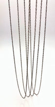 18” Sterling Oxidized Finish 1.3mm Rope Chain (S010ROX/18)