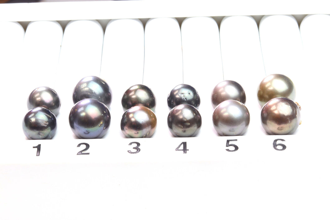 Paired Tahitian Pearl Matched Sets (12-14mm), Pick Your Pearls! (PLP018)