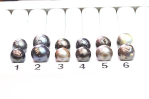 Paired Tahitian Pearl Matched Sets (12-14mm), Pick Your Pearls! (PLP018)