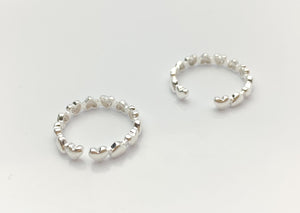 Sterling Silver Adjustable Heart Ring