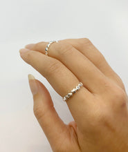 Sterling Silver Adjustable Heart Ring