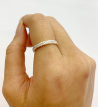 Sterling Silver Eternity Ring with Cubic Zirconia Stones