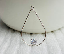 Teardrop Drop with CZ #5003508BM4