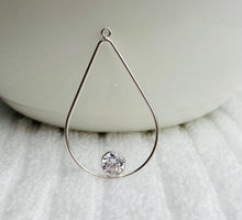 Teardrop Drop with CZ #5003508BM4