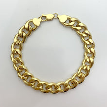 Curb Chain Bracelet 14k Gold Filled 9.9mm (SM94LC)
