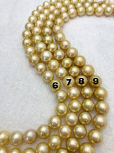 Huge Golden South Sea Pearl Strands (932)