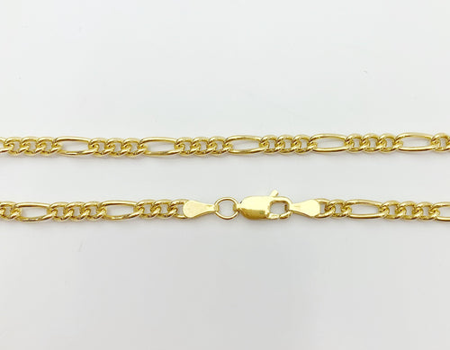 18” Figaro 14k Gold Filled Chain 3.0mm (S3831CLC)