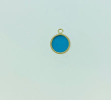 Imitation Turquoise Bezel Drop. 14KGF #400005SDSTQ
