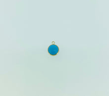 Imitation Turquoise Bezel Drop. 14KGF #400005SDSTQ