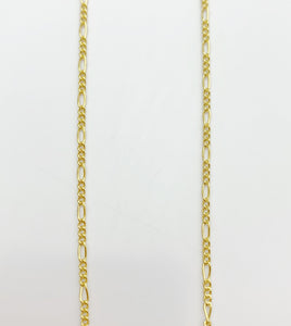 20” 14k Gold Filled Figaro Chain 1.5mm. (S2031CLC)