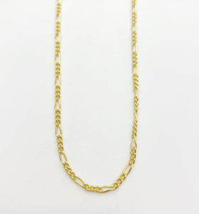20” 14k Gold Filled Figaro Chain 1.5mm. (S2031CLC)