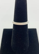 Sterling Silver Eternity Ring with Cubic Zirconia Stones
