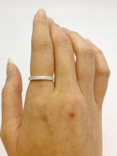 Sterling Silver Eternity Ring with Cubic Zirconia Stones