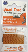 Cornelian Bead Cord - Perlseide