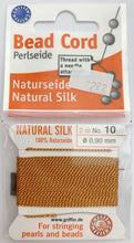 Cornelian Bead Cord - Perlseide
