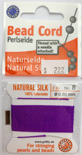 Amethyst Bead Cord - Perlseide