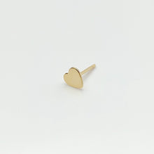 14K Gold Fill Heart Charm Earring, 4.7mm, Made in USA - 10.020-4