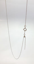 Sterling Silver Rhodium Finish 18.5” Add a Bead Adjustable Cable Chain Necklace 1.1mm