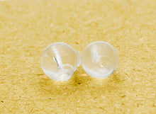 Round Silicon Backing, 50 pcs, backing for earrings, Style 3