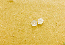 4.8mm Flower Silicon Backings, 50 pcs, earring backings, silicon earring, Style 5