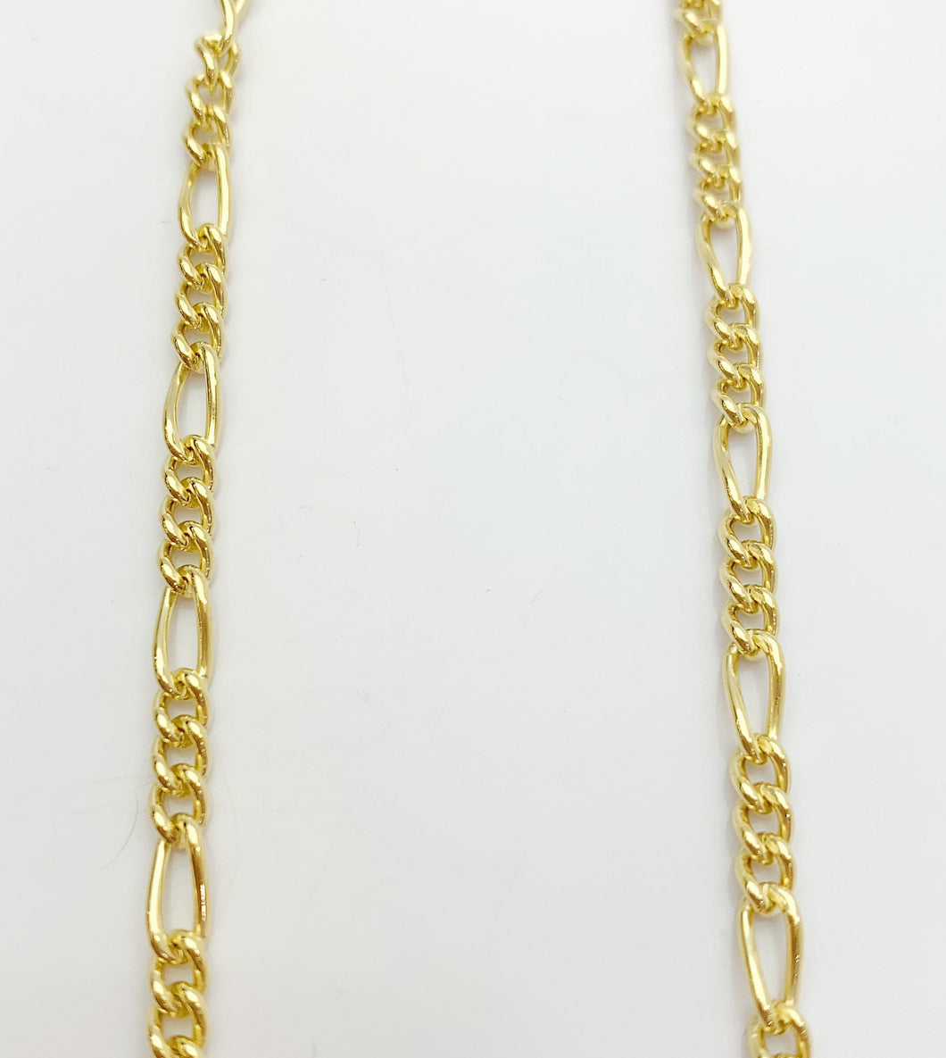 22” 14k Gold Filled Figaro Chain 3.0mm (S3831CLC)