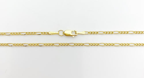 20” 14k Gold Filled Figaro Chain 1.5mm. (S2031CLC)