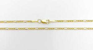 20” 14k Gold Filled Figaro Chain 1.5mm. (S2031CLC)