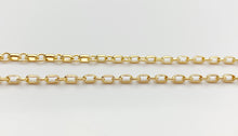 3.4mm Gold Filled Fancy Cable/Brac Chain