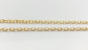 3.4mm Gold Filled Fancy Cable/Brac Chain