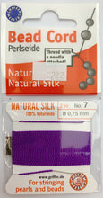 Amethyst Bead Cord - Perlseide