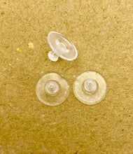Silicon backings, 50 pcs per bag, disk shape, earring backing, Style 1