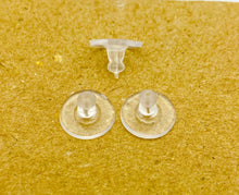Silicon backings, 50 pcs per bag, disk shape, earring backing, Style 1