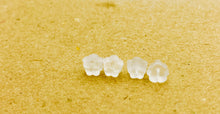 4.8mm Flower Silicon Backings, 50 pcs, earring backings, silicon earring, Style 5