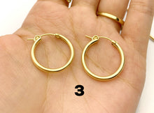 14k Gold Filled Euro Wire Hoop Earrings - 5 Sizes Available
