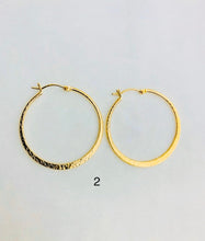 14k gold filled hoop earrings