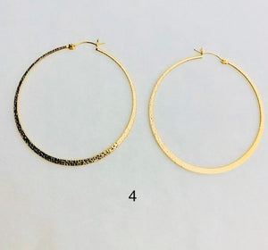 14k gold filled hoop earrings