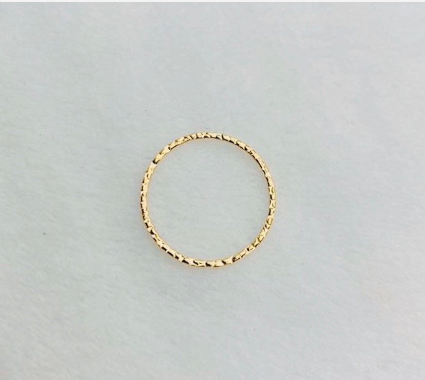 12mm Round Ring 14k Gold Filled