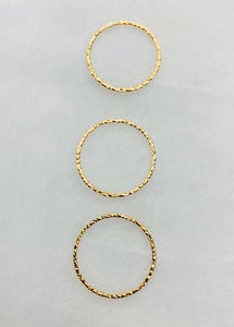 12mm Round Ring 14k Gold Filled