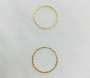 12mm Round Ring 14k Gold Filled