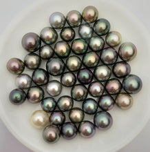 Tahitian Pearls AAA, Near round, Oval Shape in AAA Quality, 12-14mm (Lot No. 41)