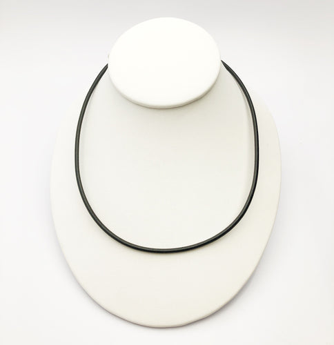 18” and 16” 3.0mm Black Leather Necklace. Pearl and beads not included (501221318L/501221316L)