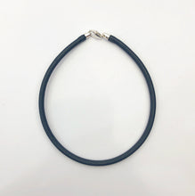 8” 3.0 mm Black Leather Capri Bracelet. Pearl not included.