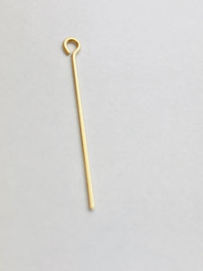 14k gold filled, eye pin, 329C - 1.00 (14KGF)  Eye pins, 029 “X1”  24 gauge wire, 14k gold filled