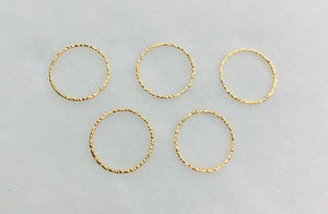 12mm Round Ring 14k Gold Filled