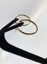 Glamorous Gold filled Oval Hoops 14k gold filled (14KGF) sku 090-C-OV-2
