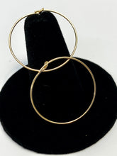 Wire Beading Hoop Earrings