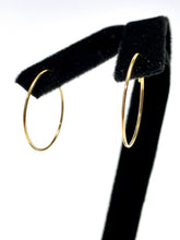 Wire Beading Hoop Earrings