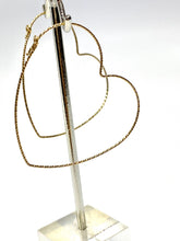 Lovely Sprinkle Heart Shaped Beading Hoop Earrings (14KGF) 14k gold filled sku 4011810HP1